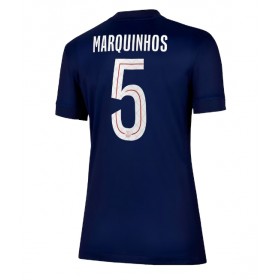 Paris Saint-Germain Marquinhos #5 Hemmakläder Dam 2025-26 Kortärmad
